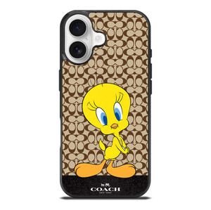 COACH NEW YORK LOGO TWEETY BIRD iPhone 17 Case Cover