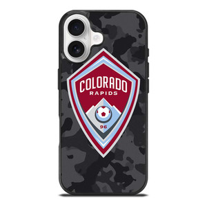 COLORADO RAPIDS MLS BLACK CAMO iPhone 17 Case Cover