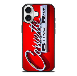 CORVETTE STINGRAY RED EMBLEM iPhone 17 Case Cover
