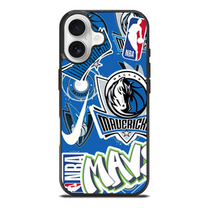DALLAS MAVERICKS NBA STICKER BOMB iPhone 17 Case Cover