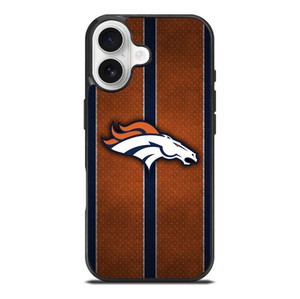 DENVER BRONCOS NFL METAL STRIPE iPhone 17 Case Cover