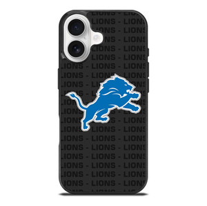 DETROIT LIONS FOOTBALL TEXT iPhone 17 Case Cover