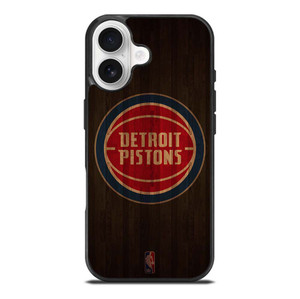 DETROIT PISTONS BASKETBALL COURT NBA iPhone 17 Case Cover