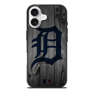 DETROIT TIGERS BASEBALL MLB WOOD LOGO iPhone 17 Case Cover