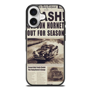 DOG HUDSON HORNET CARS MAGAZINE iPhone 17 Case Cover