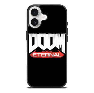 DOOM ETERNAL GAMES LOGO BLACK iPhone 17 Case Cover