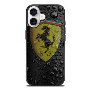 FERRARI DROP WATER BLACK iPhone 17 Case Cover