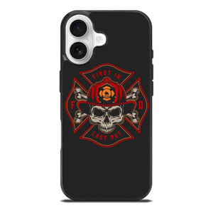 FIREFIGHTER FIREMAN SKULL LOGO iPhone 17 Case Cover