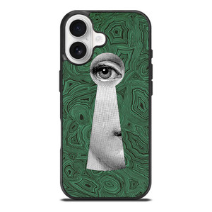 FORNASETTI MALACHITE EYE KEY iPhone 17 Case Cover