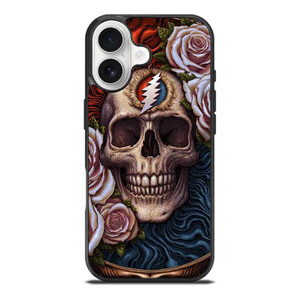 GRATEFUL DEAD SKULL AND ROSE LOGO iPhone 17 Case Cover GRATEFUL DEAD SKULL AND ROSE LOGO iPhone 17 Case Cover