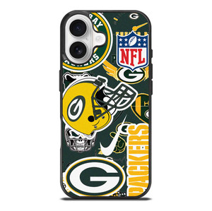 GREEN BAY PACKERS NFL STICKER BOMB iPhone 17 Case Cover