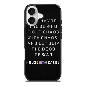 HOUSE OF CARDS QUOTES iPhone 17 Case Cover
