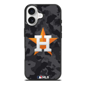 HOUSTON ASTROS BASEBALL BLACK CAMO iPhone 17 Case Cover