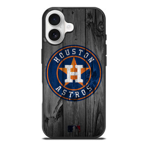 HOUSTON ASTROS BASEBALL MLB WOOD LOGO iPhone 17 Case Cover