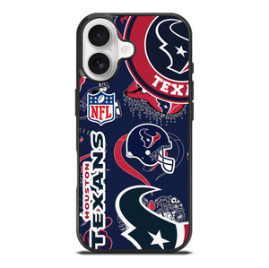 HOUSTON TEXANS NFL STICKER BOMB iPhone 17 Case Cover
