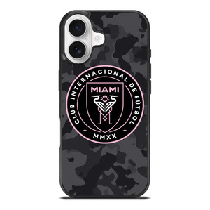 INTER MIAMI CF MLS BLACK CAMO iPhone 17 Case Cover