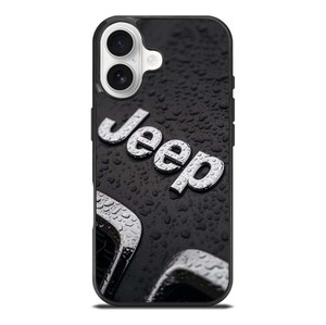 JEEP CAR LOGO UNDER RAIN iPhone 17 Case Cover