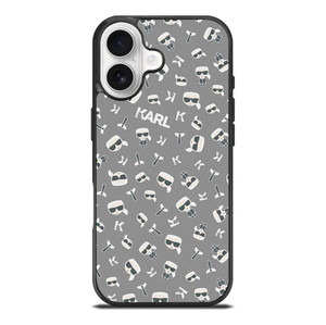 KARL LAGERFIELD PATTERN iPhone 17 Case Cover
