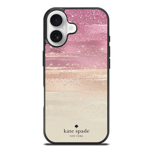 KATE SPADE NEW YORK ROSE GOLD GLITTER iPhone 17 Case Cover