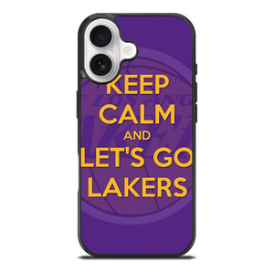 KEEP CALM AND GO LAKERS iPhone 17 Case Cover