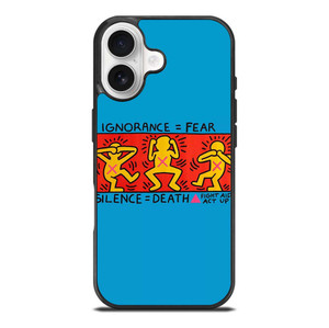 KEITH HARING SILENCE DEATH iPhone 17 Case Cover