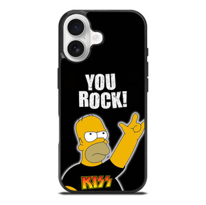 KISS ROCK HOMER SIMPSONS iPhone 17 Case Cover