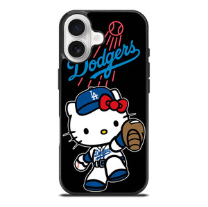 LA DODGERS HELLO KITTY BASEBALL iPhone 17 Case Cover