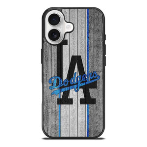 LA LOS ANGELES DODGERS WOODEN LOGO iPhone 17 Case Cover