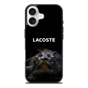 LACOSTE CROCODILE BLACK iPhone 17 Case Cover