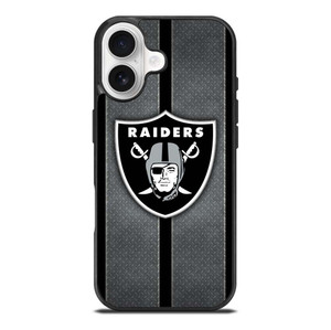 LAS VEGAS RAIDERS NFL METAL STRIPE iPhone 17 Case Cover
