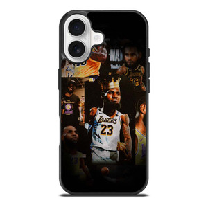 LEBRON JAMES LAKERS COLLAGE iPhone 17 Case Cover