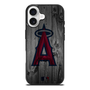 LOS ANGELES ANGELS BASEBALL MLB WOOD LOGO iPhone 17 Case Cover