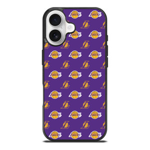 LOS ANGELES LAKERS NBA PATTERN iPhone 17 Case Cover
