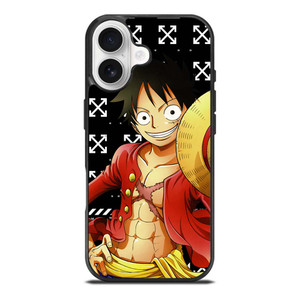 LUFFY OFF WHITE 2 iPhone 17 Case Cover