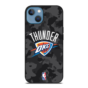 OKLAHOMA CITY THUNDER BLACK CAMO iPhone 13 Case Cover