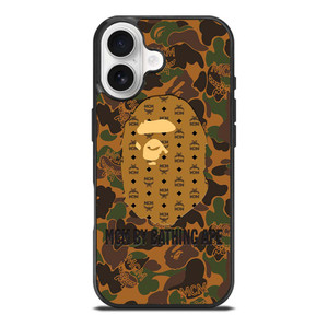 MCM MICHAEL CROMER MUNICH BATHING APE CAMO iPhone 17 Case Cover