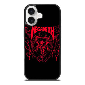 MEGADETH METAL BAND LOGO iPhone 17 Case Cover
