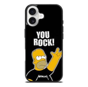 METALLICA ROCK HOMER SIMPSONS iPhone 17 Case Cover