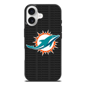 MIAMI DOLPHINS FOOTBALL TEXT iPhone 17 Case Cover