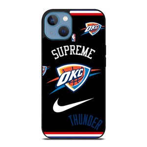 OKLAHOMA CITY THUNDER NBA X SUPREME NIKE iPhone 13 Case Cover OKLAHOMA CITY THUNDER NBA X SUPREME NIKE iPhone 13 Case Cover