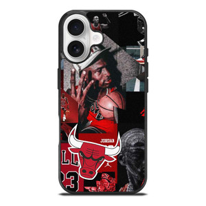 MICHAEL JORDAN CHICAGO BULLS COLLAGE iPhone 17 Case Cover