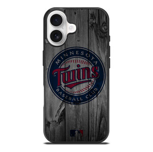 MINNESOTA TWINS BASEBALL MLB WOOD LOGO iPhone 17 Case Cover