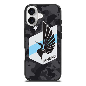 MINNESOTA UNITED FC MLS BLACK CAMO iPhone 17 Case Cover