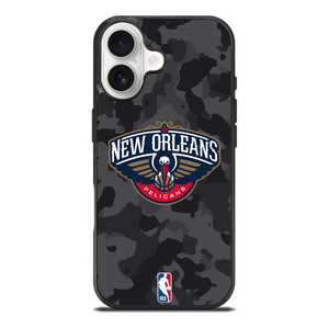 NEW ORLEANS PELICANS BLACK CAMO iPhone 17 Case Cover