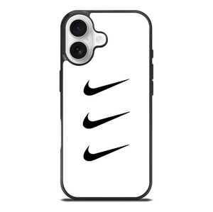 NIKE TRIPPLE SWOOSH WHITE iPhone 17 Case Cover