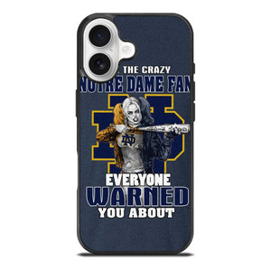 NOTRE DAME FIGHTING HARLEY QUINN iPhone 17 Case Cover