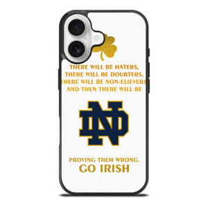 NOTRE DAME FIGHTING IRISH QUOTES iPhone 17 Case Cover