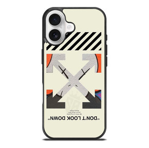 OFF WHITE KAWS LOGO DONT LOOK DOWN iPhone 17 Case Cover