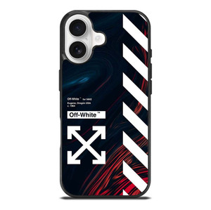 OFF WHITE LOGO MARBLE NIKE iPhone 17 Case Cover