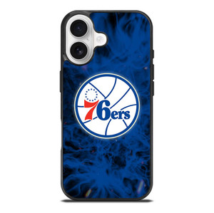 PHILADELPHIA 76ERS BASKETBALL NBA FIRE iPhone 17 Case Cover